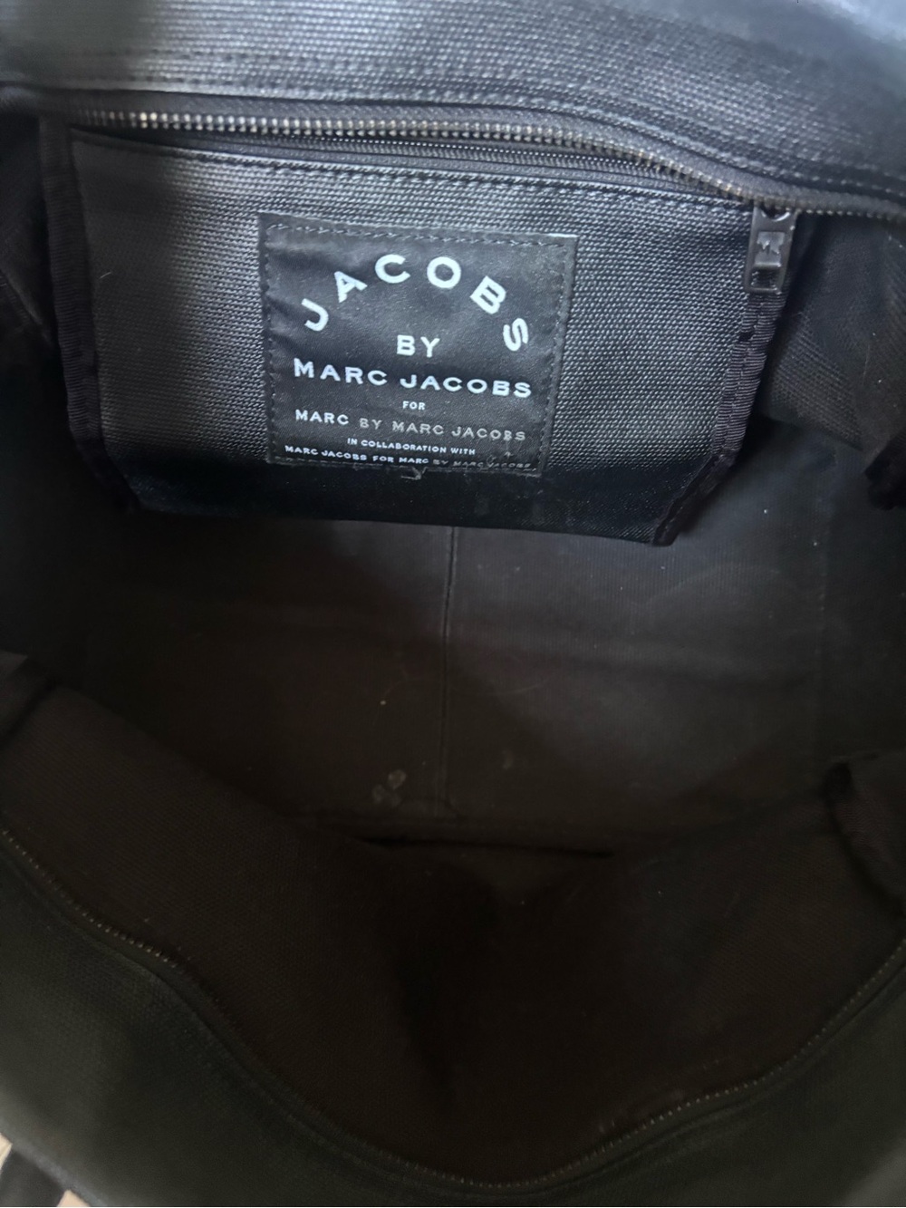 Marc By Marc Jacobs Black Canvas Tote - Picture 4 of 5